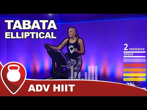 20 Min Elliptical Machine Low Impact Workout | Tabata Elliptical Intervals   Fitscope Studio
