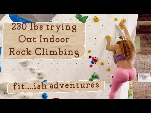 Can Big Girls do it? Rock Climbing Challenge! 