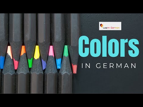 Farben | Colors / Colours in German | Learn German Vocabulary | Wortschatz | Learn German | A1-A2