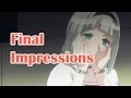 Shimoseka Final Impressions 
