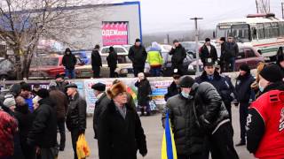 preview picture of video 'Протест предпринимателей в Торезе 26 февраля 2014 года'