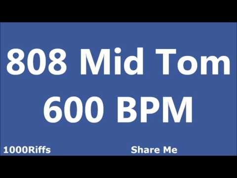808 Mid Tom Metronome : 600 BPM