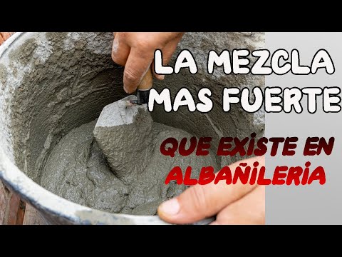 THE STRONGEST MIX THAT EXISTS IN MASONRY