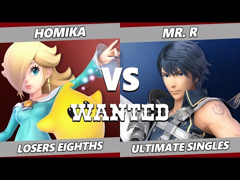WANTED S4 C4 Top 8 - Homika (Rosalina) Vs. Mr. R (Chrom) SSBU Ultimate Tournament