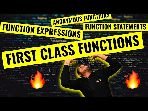 First Class Functions ft. Anonymous Functions in JS Youtube Link