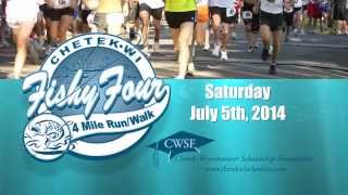 preview picture of video 'Fishy Four Run Walk Promo - Chetek, Wisconsin - July 5, 2014'