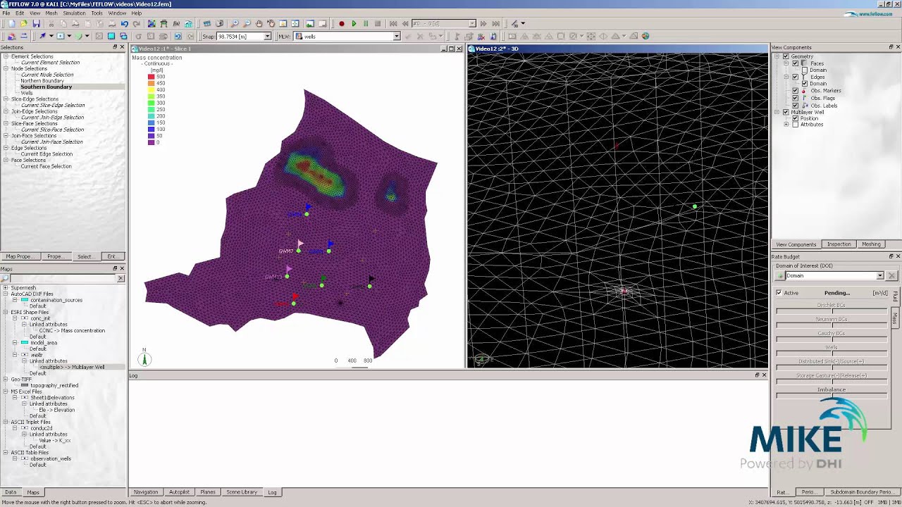 FEFLOW Introductory Tutorial - Part 12 (Mass Transport II)