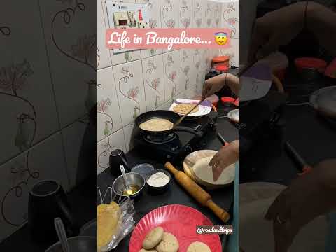 Cooking | cleaning | life in Bangalore | aloo paratha | Bangalore life | #bangalore #food #blr