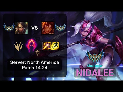 Nidalee Jungle vs Taliyah - NA Challenger - Patch 14.24