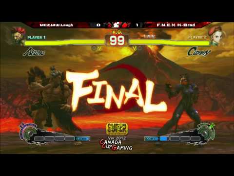 Laugh vs K-Brad - Canada Cup Gaming 2012 SFIV