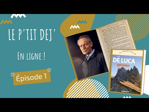 Un p'tit dej'... en ligne ! | Rentrée Littéraire 2020 #1 Erri De Luca | Médiathèque de Saint-Fons