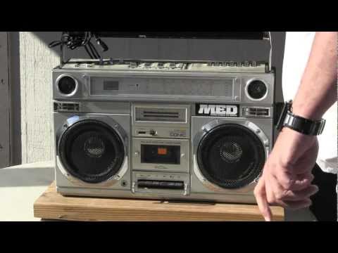 CONIC STEREO CASSETTE RADIO RECORDER 6 BAND AKA Candle JTR 1250 CLASSIC BOOMBOX RADIO TAPE PLAYER