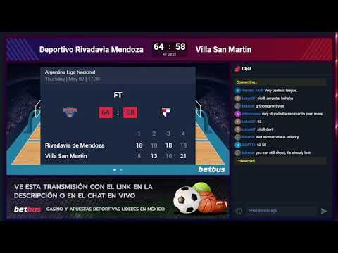Basquete Ao Vivo Grátis | Deportivo Rivadavia Mendoza vs Villa San Martin | Liga Argentina