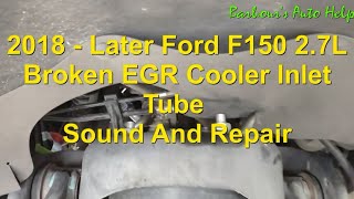 Ford F-150 EGR Tube Failures and Replacement Guide (2017-2023) Go