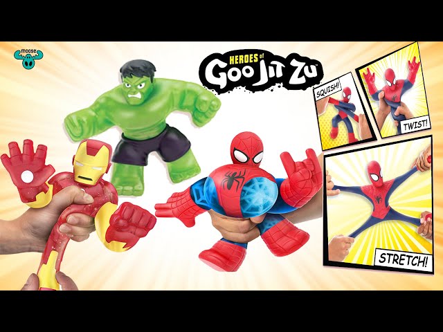Vídeo relacionado con Heroes of Goo JIT Zu Paquete de héroes de Marvel El increíble Hulk, 11,5 cm, 41374