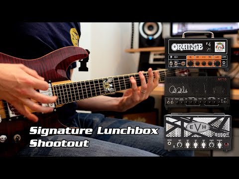 Signature Lunchbox Head Shootout - Pop Punk -Orange Jim Root, PRS MT15, EVH 5150 iii LBX ii