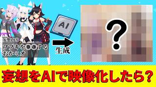 【ホロライブAI生成】妄想をAIで映像化したら･･･「フブキを〇〇するおかミオ」など【さくらみこ/白上フブキ/猫又おかゆ/大神ミオ/響咲リオナ】