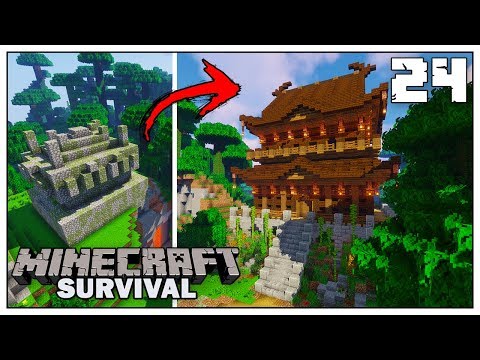 TheMythicalSausage - JUNGLE TEMPLE TRANSFORMATION!!! ► Episode 24 ►  Minecraft 1.14 Survival Let's Play