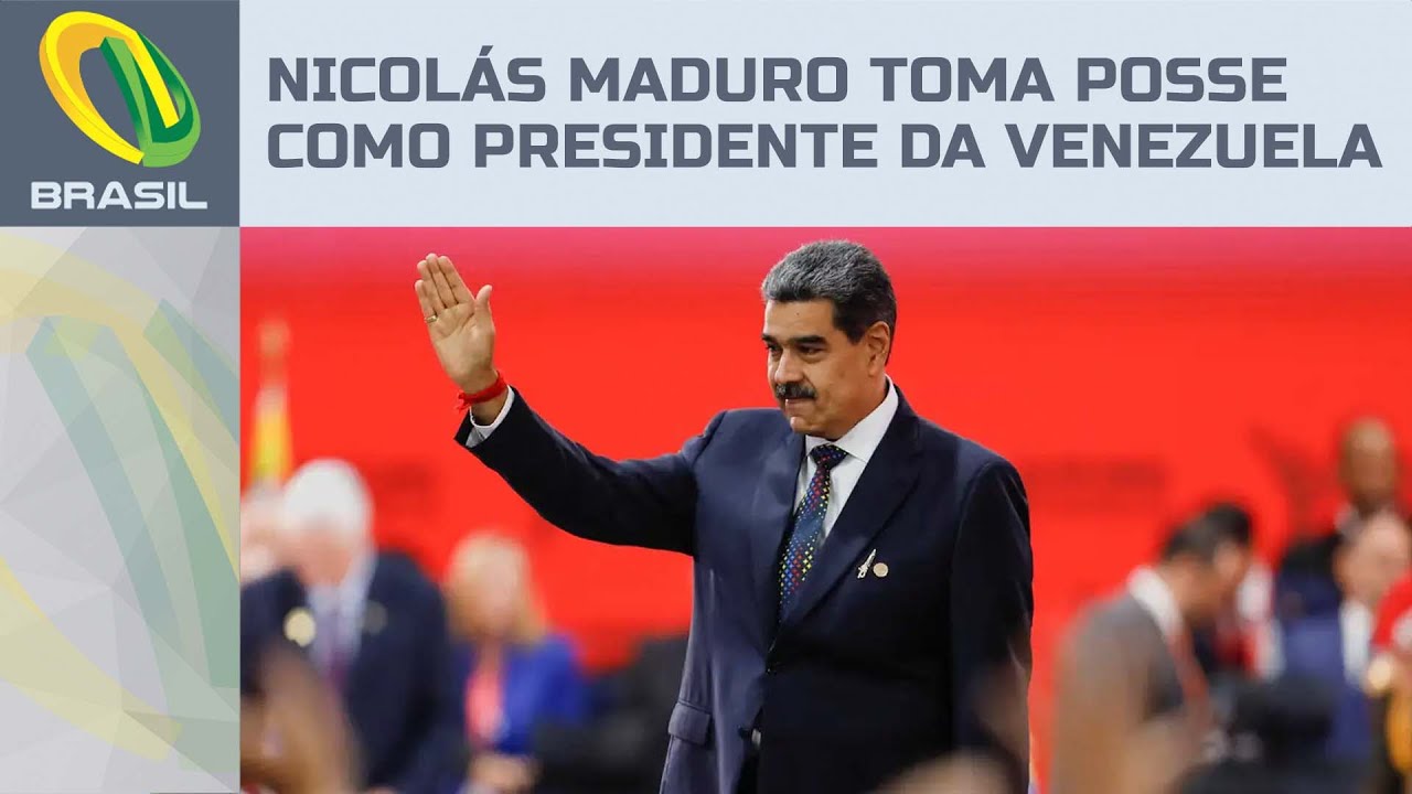 Nicolás Maduro toma posse como presidente da Venezuela