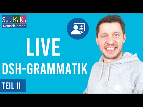 DSH Grammatik mit Themen zur EM - Wissenschaftliche Strukturen in der DSH-Prüfung