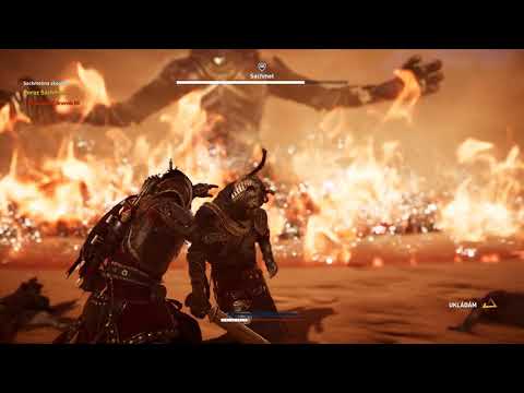 Assassin's creed Origins: How to defeat Sekhmet on HARD with CURSED weapons / TRIAL OF GODS