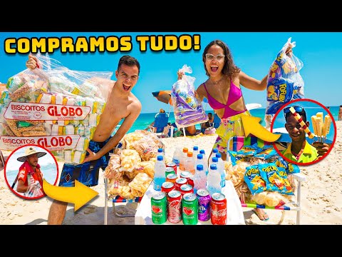 COMPRAMOS TUDO DOS VENDEDORES DE PRAIA 2! - MUITO EMOCIONANTE!