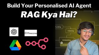 Build Your Personalized RAG AI Agent with n8n & Pinecone | Step-by-Step Guide with Diagrams in Hindi