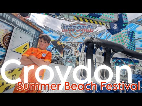 One of my FAVOURITE Extreme rides! | Croydon Summer Beach Festival Vlog 2025