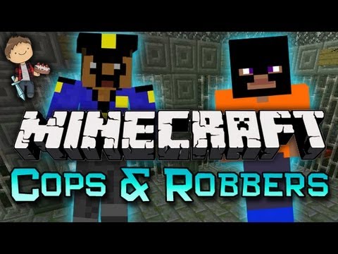 Minecraft: COPS N' ROBBERS! Mini-Game w/Mitch & Friends! Game 7!