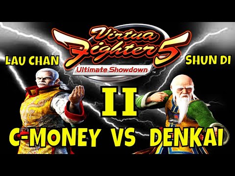 VF5US- DENKAI VS C-MONEY 2! (Virtua Fighter 5: Ultimate Showdown)- Lau Chan VS Shun Di Matches, FGC.