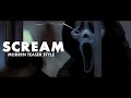 Scream 1996 Modern Teaser Style