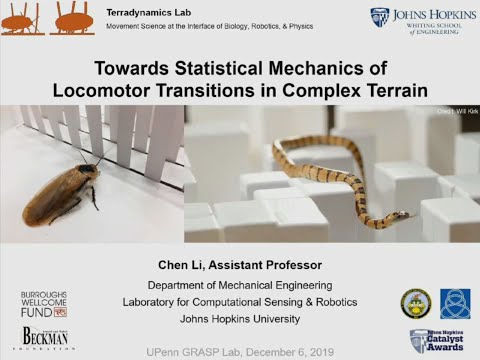 UPenn GRASP Seminar, December 6, 2019