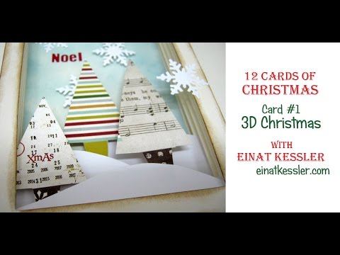 12 Cards of Christmas 2015 - 3D Christmas Scene. CHECK OUT THE LIMITED TIME OFFER IN DESCRIPTION!