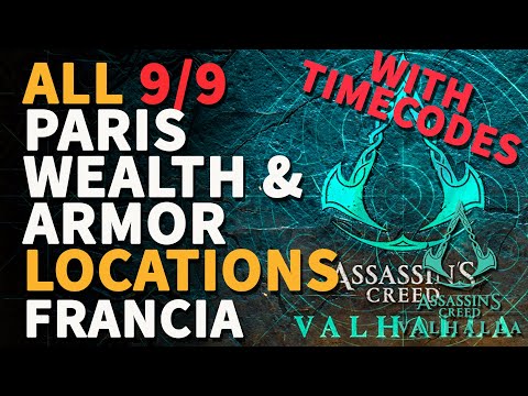 All Paris Wealth Assassin's Creed Valhalla (Armor...