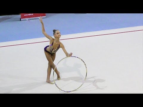 Gimnastyka artyst: Adrianna Budnik (UKS Jantar Gdynia) na Ogólnopol. Zawodach UKS-ów Gdynia 2018
