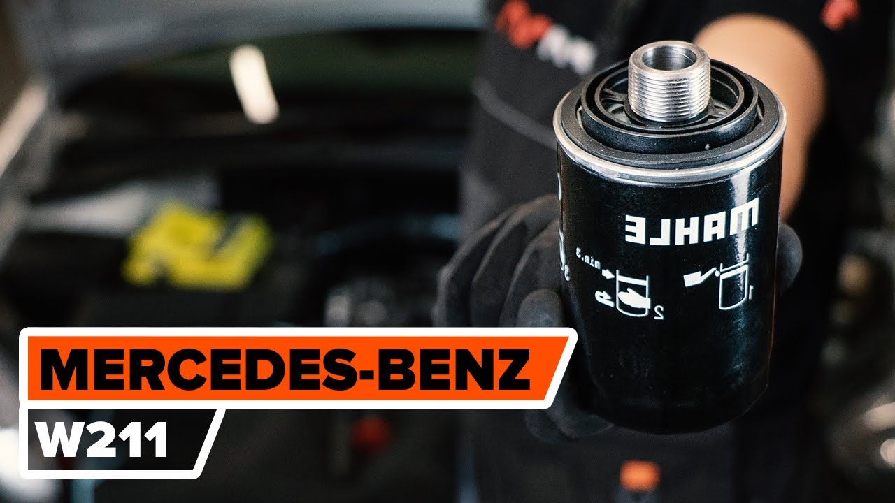 Comment changer : filtre à carburant sur Mercedes W211 - Guide de remplacement