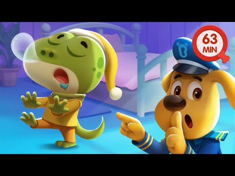 Shh! He's Sleepwalking | Safety Education | Cartoons for Kids | Sheriff Labrador
