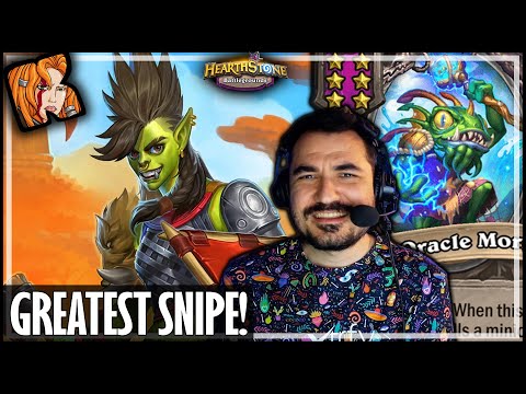 THE GREATEST SNIPE EVER! - Hearthstone Battlegrounds