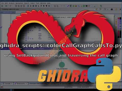 ghidra_scripts: colorCallGraphCallsTo.py (using SetBackroundColor and traversing the call graph)