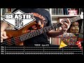 BEASTIE BOYS - Fight for your right (bass cover w/Tabs & lyrics)