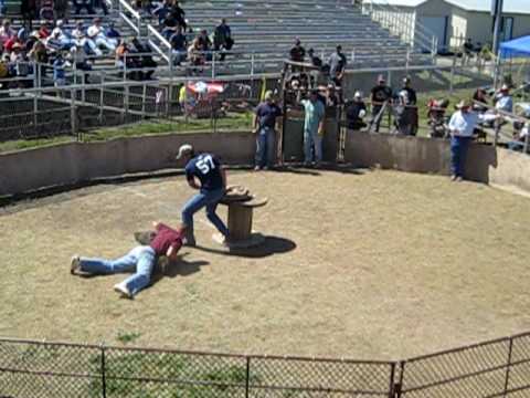 2010 Wild hog wrestling champions Dan Drake and Mark Drake