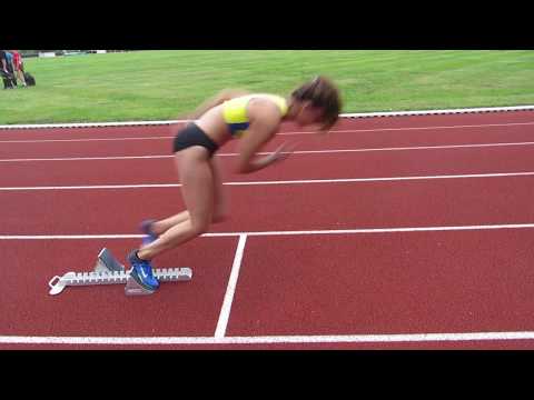 Leonie Thaets op de 400m in Ertvelde (23/08/17)