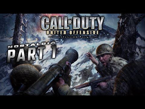 Call of Duty United Offensive Gameplay Walkthrough Part 1 - PC [ NOSTALGIA ]
