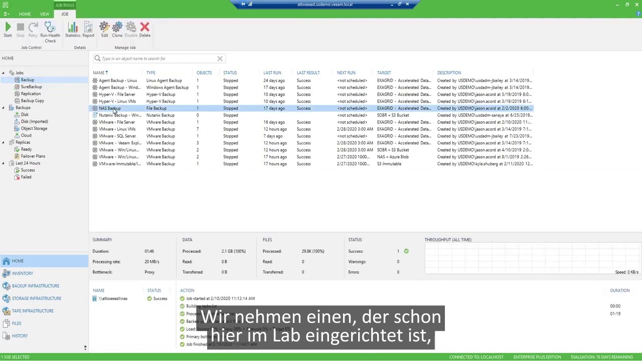 Veeam-Backup und -Wiederherstellung für NAS – Überblick video