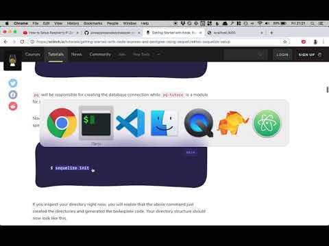 Node Postgres Db Setup Using Sequelize And Sequelize Cli