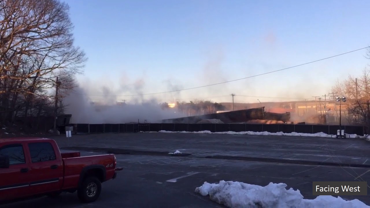 Controlled Chimney Demolition 3/18/18
