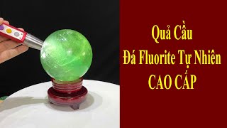 Quả Cầu Phong Thuỷ Xanh Ngọc Đá Fluorite Tự Nhiên Cao Cấp 2,63kg