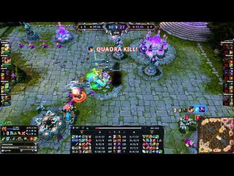 League of Legends Ziggs Quadra Ace for the win
