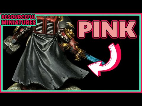 How to Paint a Black Cloak (Miniature Painting)