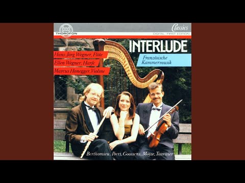 Deux Interludes für Flöte, Violine und Harfe: I. Andante espressivo